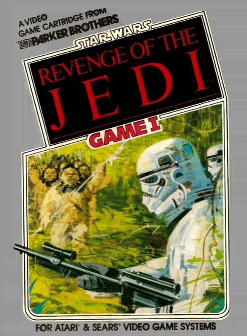 Star Wars Return of the Jedi Death Star Battle box art for Atari 2600